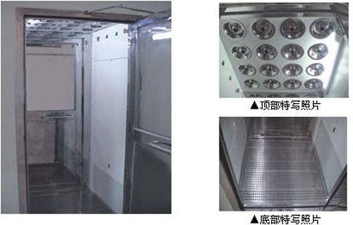 頂吹風(fēng)淋室構(gòu)造 頂吹風(fēng)淋室構(gòu)造